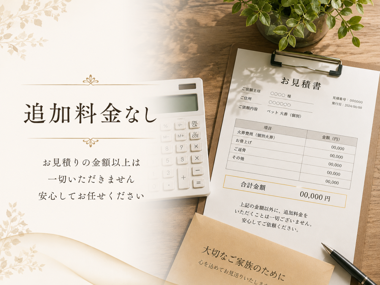 追加料金なし